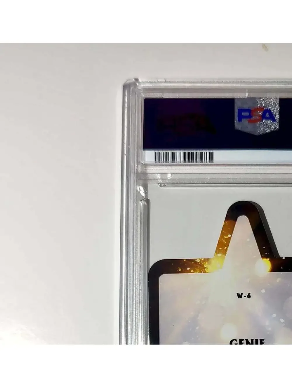 Genie 2025 Topps Chrome Disney #W-6 Wish Upon A Star Die Cut Card Aladdin PSA 9